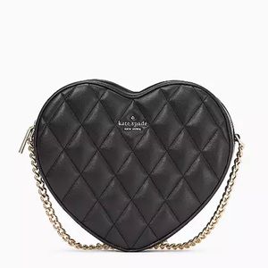 NWT!!! Love Shack Quilted Heart Crossbody Purse